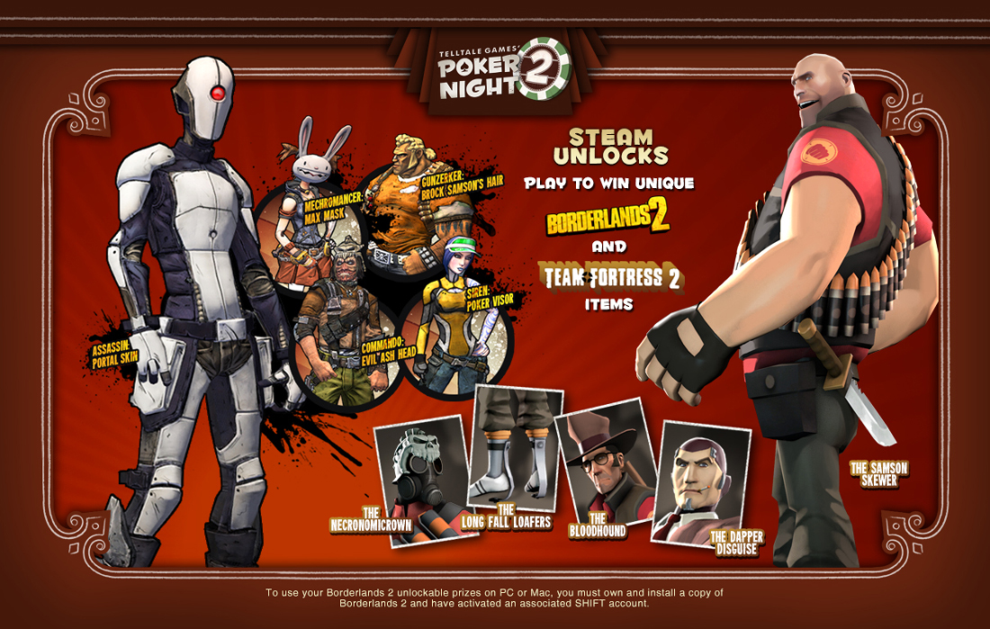 Team fortress 2 poker night items