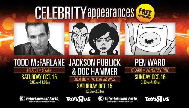 entertainment earth venture bros nycc signing