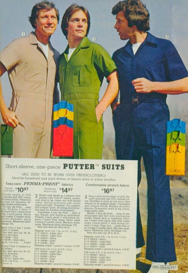 Sears Catalog Speed Suits
